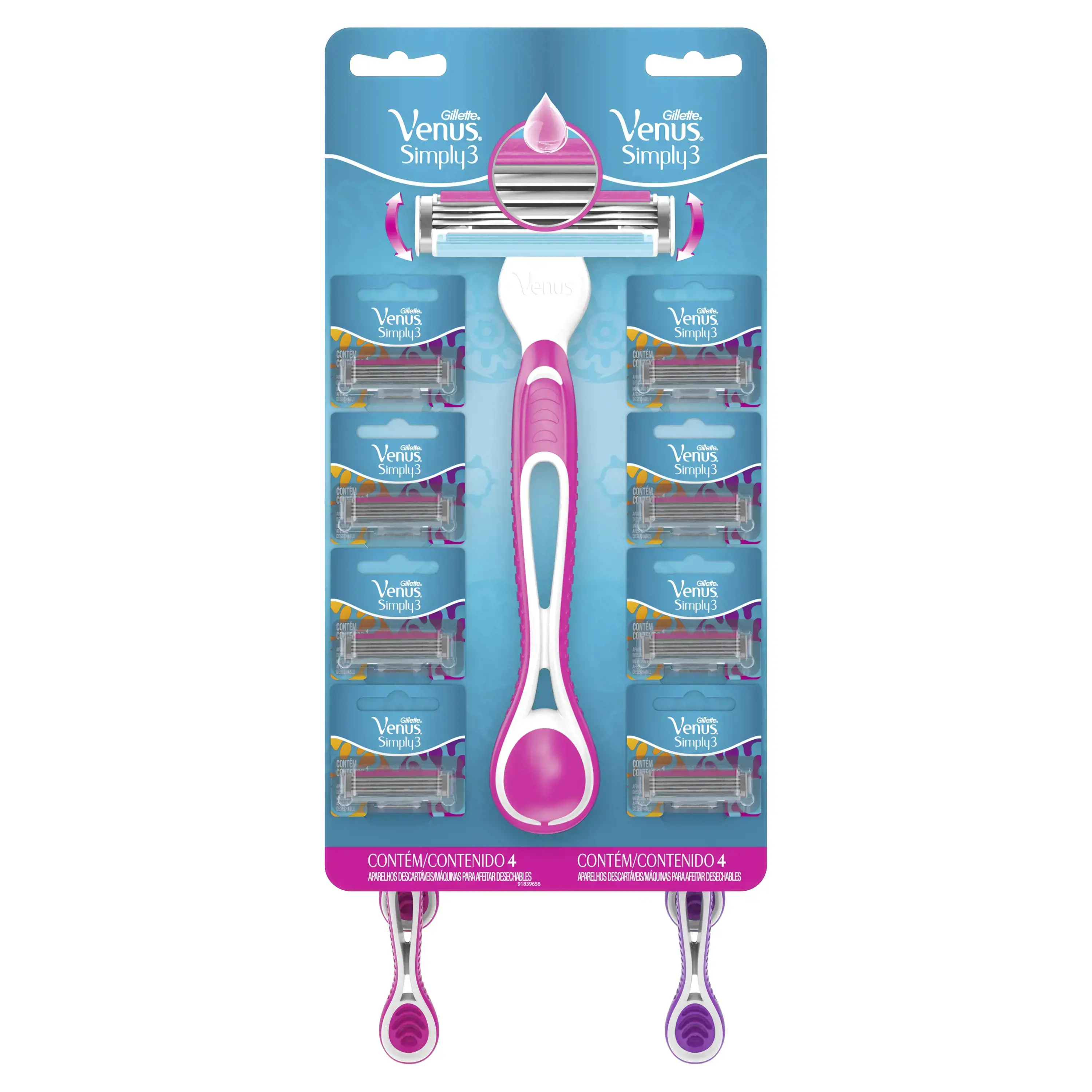 VENUS 3 SIMPLY MAQ ROSADA X8-5619