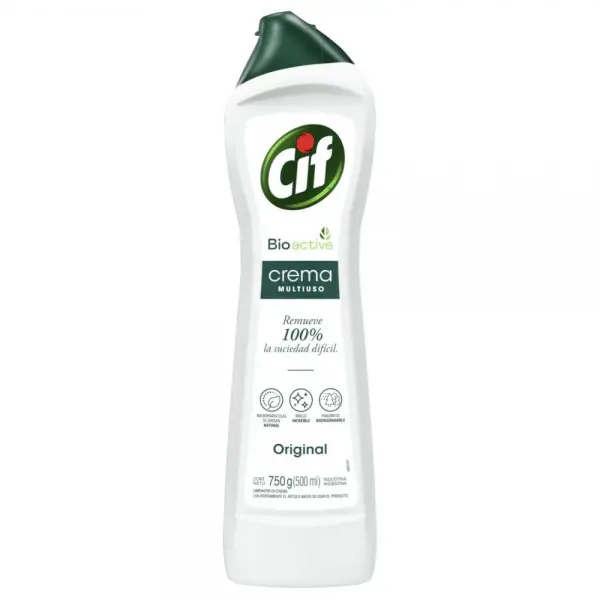Cif crema bio original limpiador multiuso x 375ml