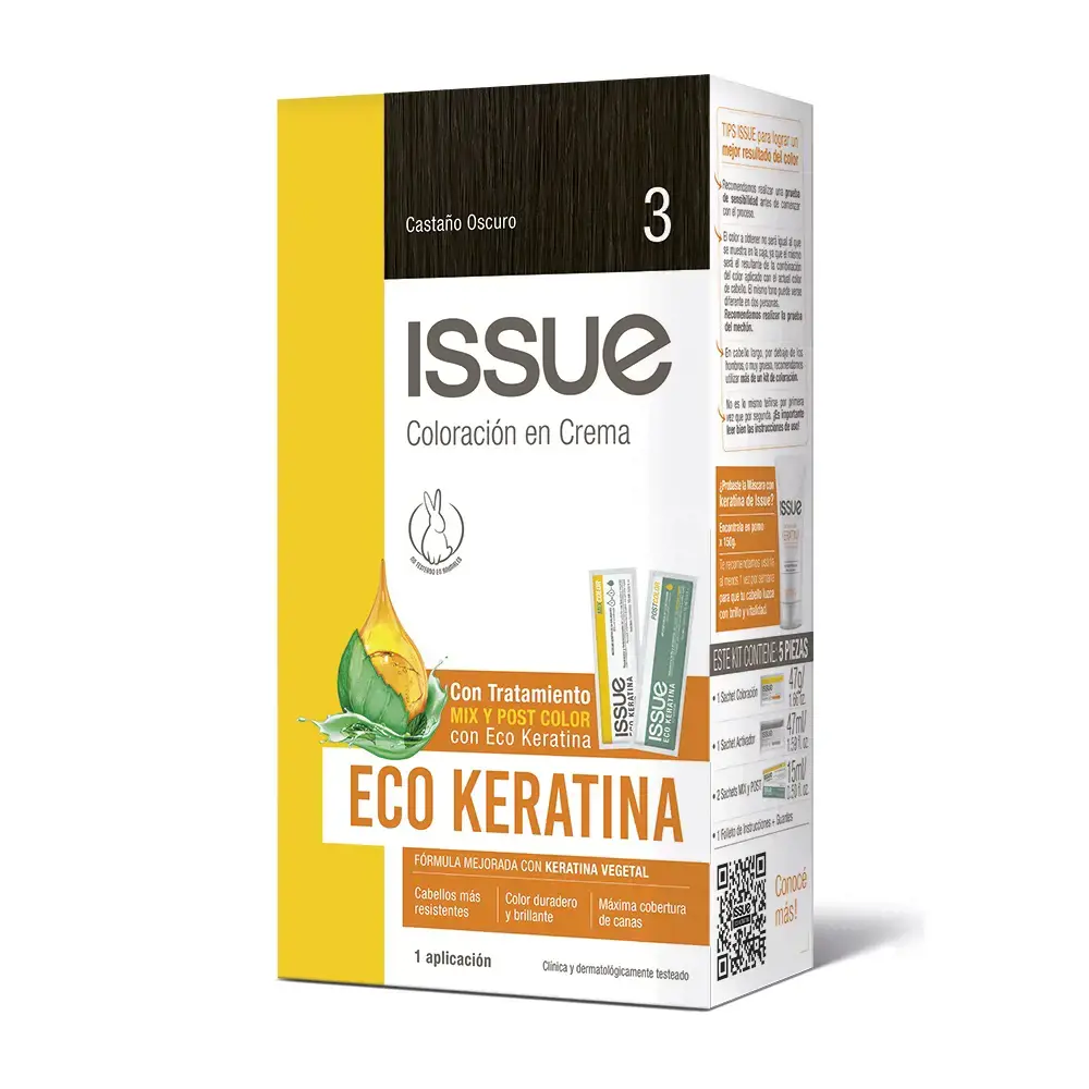 ISSUE KERATIN KIT 3 CAST.OSCURO-260