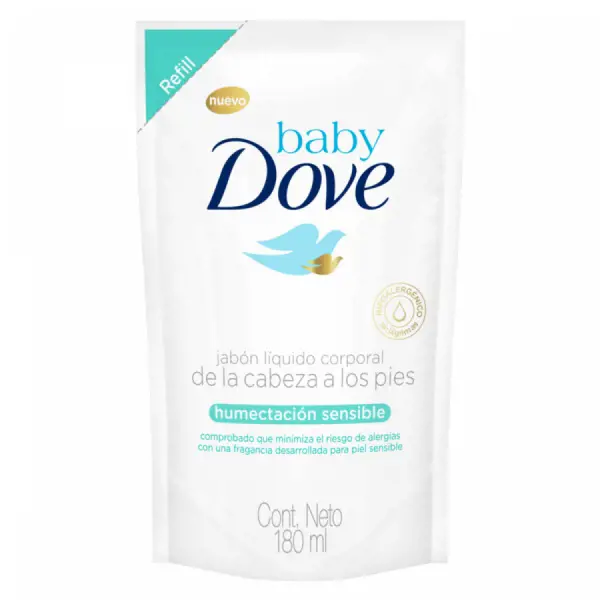 DOVE BABY JAB LIQ RTO X180ML HUMEC