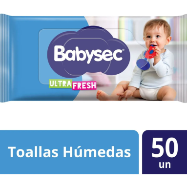 Toallas Humedas BABYSEC Ultra Fresh X 50U